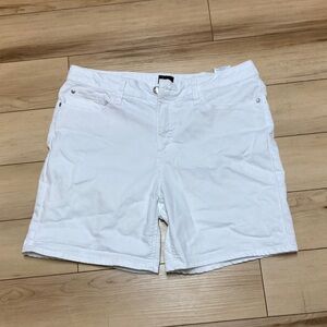 Lee Women's White Jean Shorts